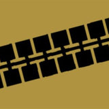 Farbstreifen Einser gold 10 Streifen