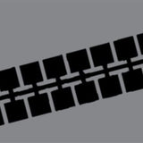 Farbstreifen Einser grau P1 10 Streifen