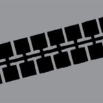 Farbstreifen Einser grau P2 10 Streifen