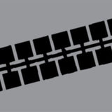 Farbstreifen Einser grau P2 10 Streifen