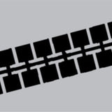 Farbstreifen Einser grau P4 10 Streifen