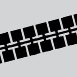 Farbstreifen Einser grau P5 10 Streifen