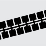 Farbstreifen Einser grau P6 10 Streifen