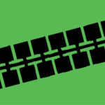 Farbstreifen Einser hellgrün 10 Streifen