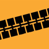 Farbstreifen Einser maisgelb 10 Streifen