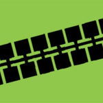 Farbstreifen Einser mittelgrün 10 Streifen