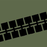 Farbstreifen Einser oliv 10 Streifen