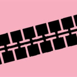 Farbstreifen Einser rosa 10 Streifen