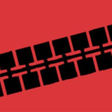 Farbstreifen Einser rot 10 Streifen