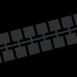 Farbstreifen Einser schwarz 10 Streifen