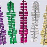 Farbstreifen gross grün metallic 6 Streifen