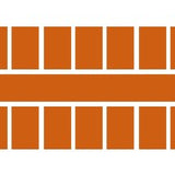 Farbstreifen gross mittelbraun 6 Streifen